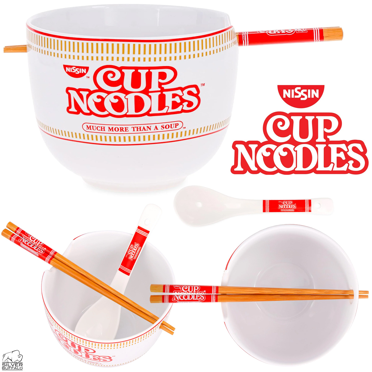 Tigela Ramen com o Clássico Logo Cup Noodles