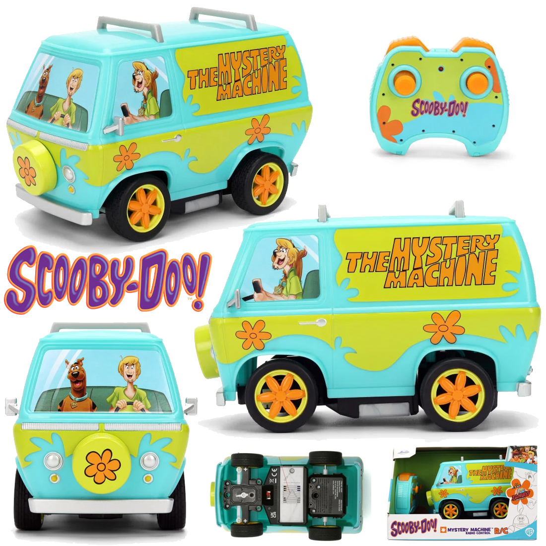 Furgão Máquina Mistério do Scooby-Doo com Controle Remoto