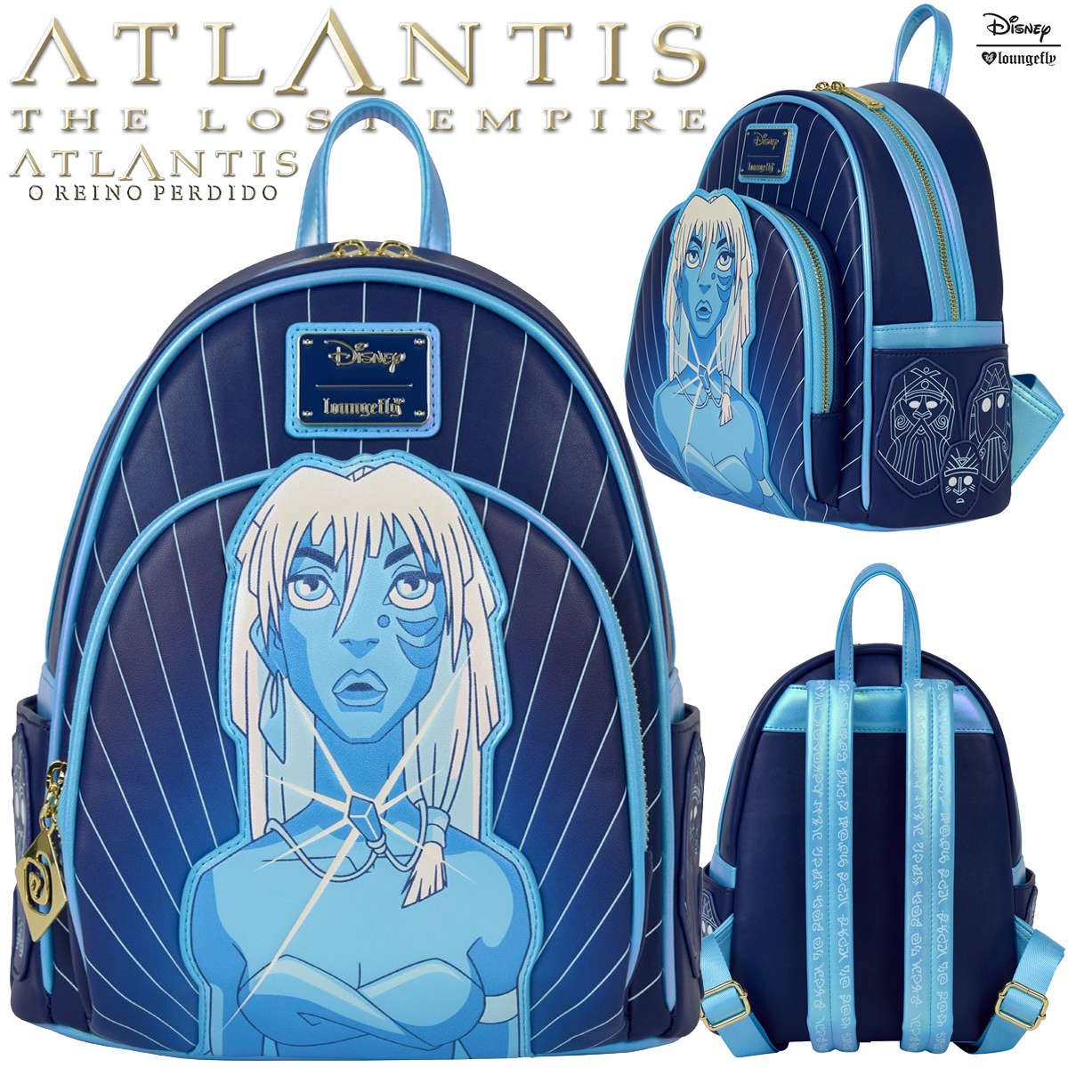 Mini-Mochila Disney Atlantis - O Reino Perdido