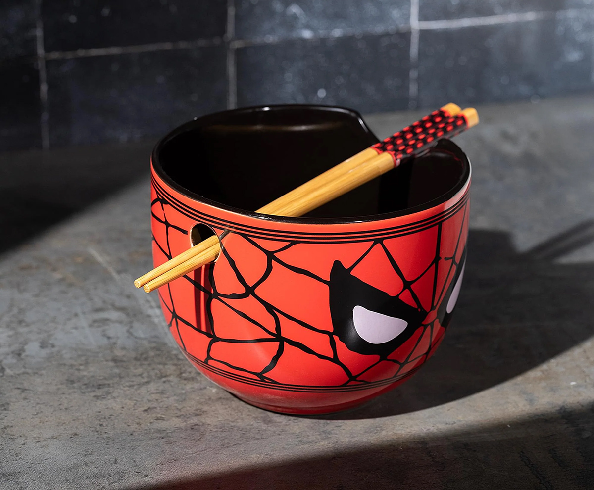 Tigela Ramen Homem-Aranha, o Herói Amigo da Vizinhança