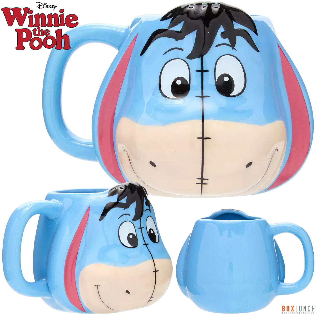 Caneca 3D do Burrico Bisonho (Eeyore), o amigo do Ursinho Pooh