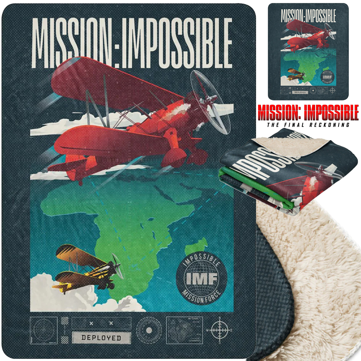 Cobertor de Lance Biplanos do Filme Missão: Impossível - O Acerto Final