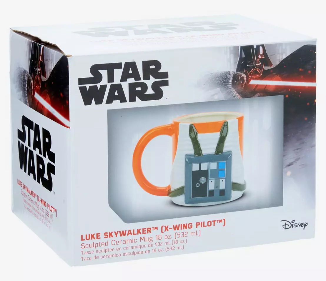 Caneca 3D Uniforme X-Wing de Luke Skywalker (Star Wars)