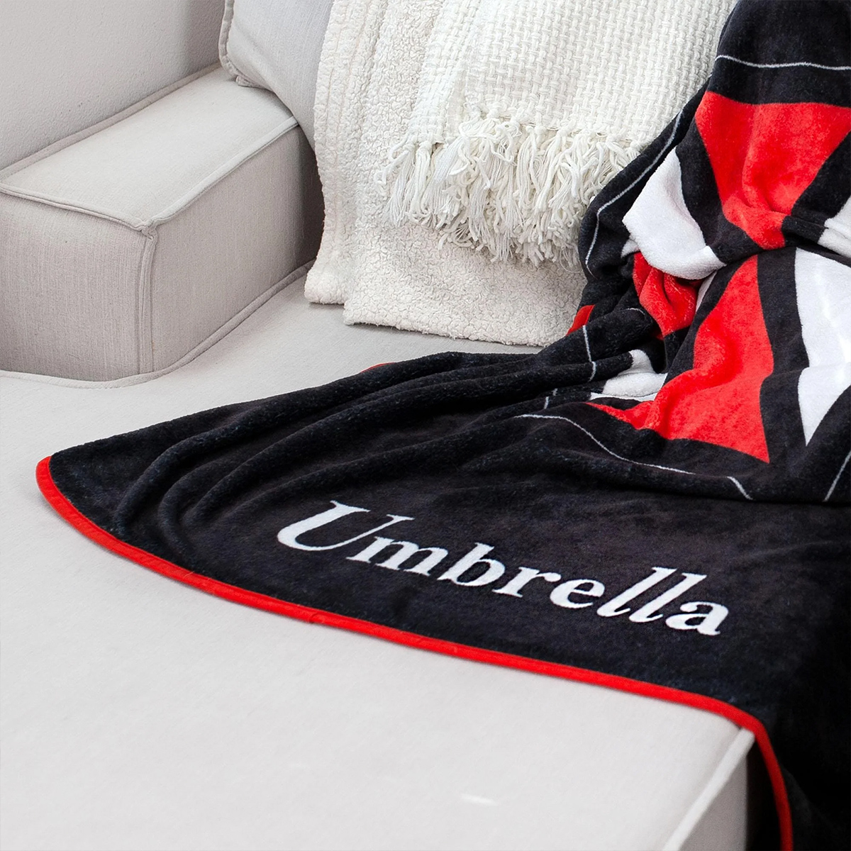 Cobertor de Lance Resident Evil com Logo da Umbrella Corporation