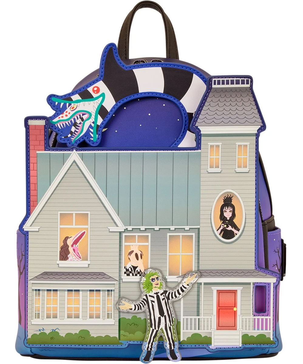 Mini-Mochila Casa “Maitland House” de Beetlejuice Os Fantasmas se Divertem