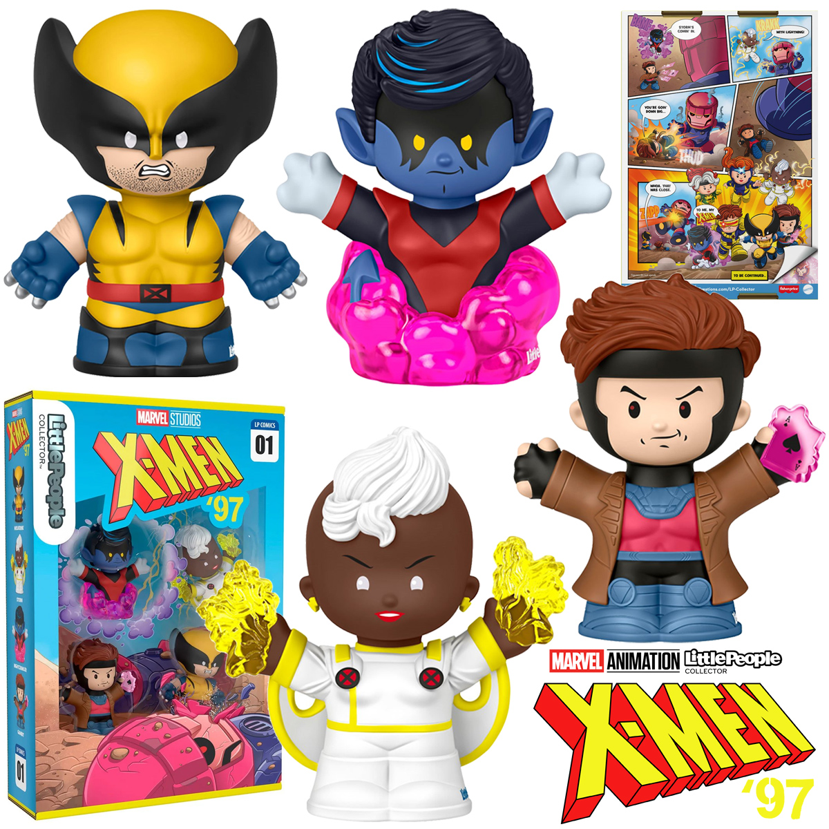 Bonequinhos X-Men ‘97 Little People Collector