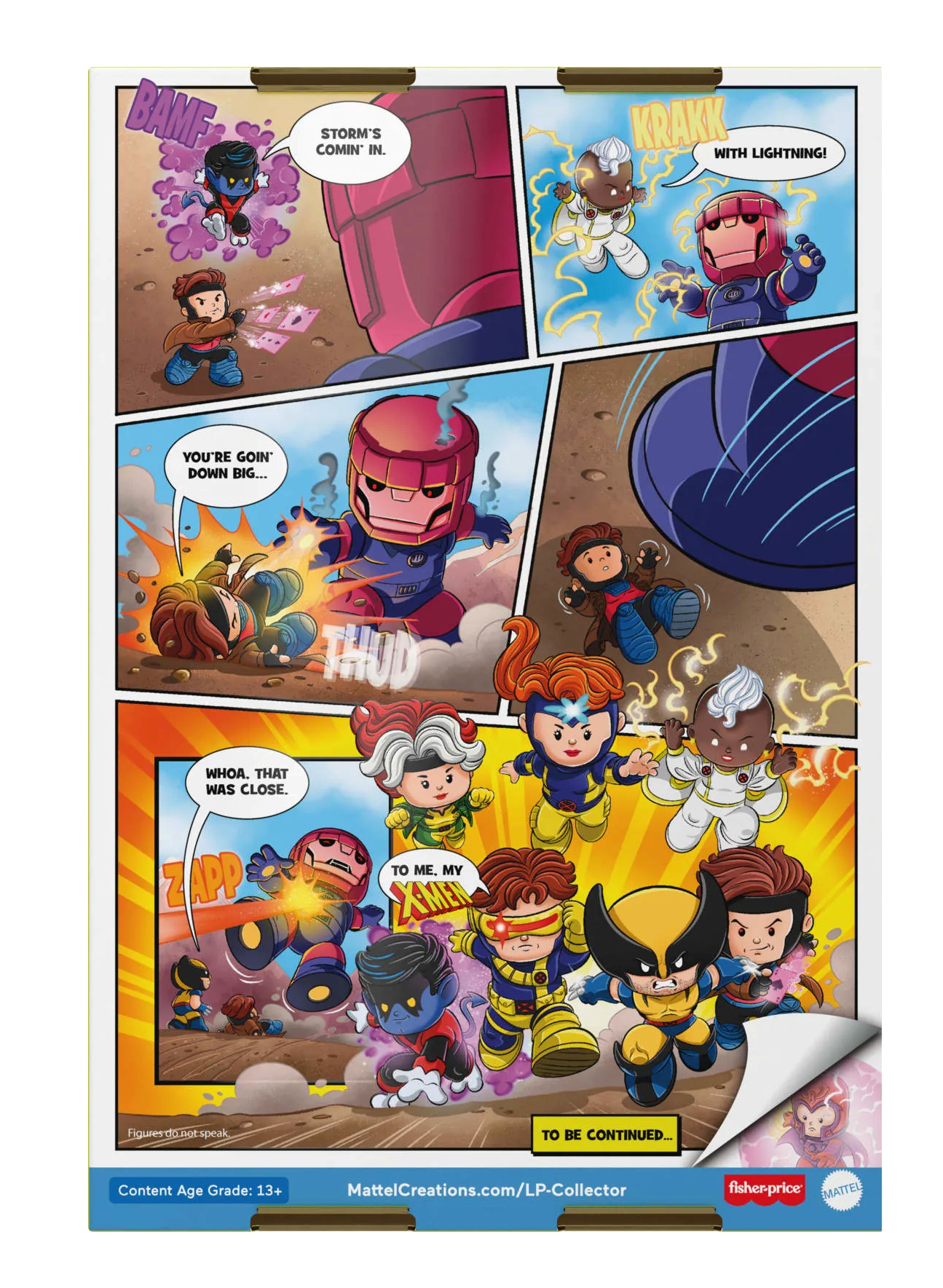 Bonequinhos X-Men ‘97 Little People Collector