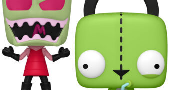 Bonecos Pop! Invader Zim e GIR (Nickelodeon)