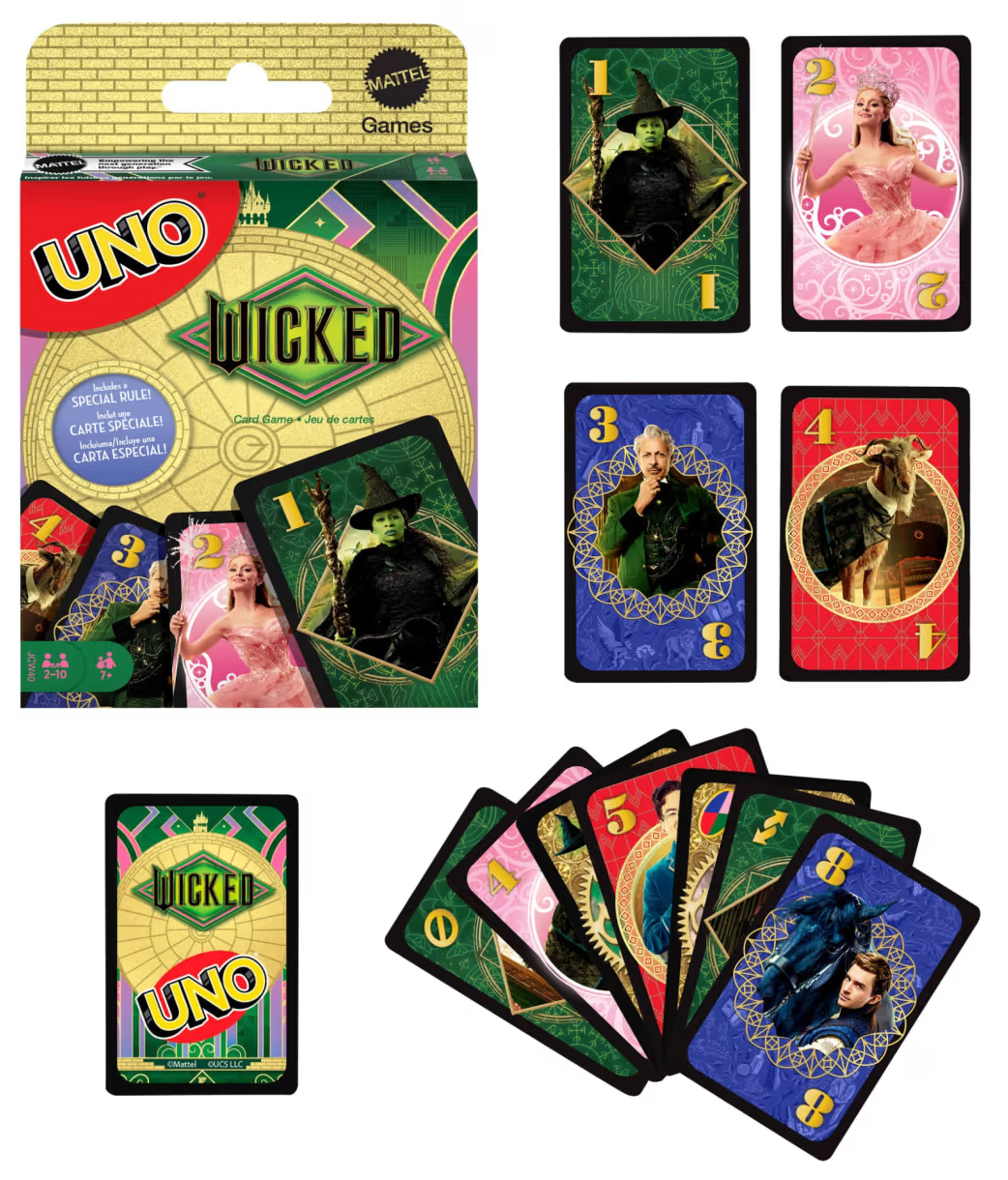 Jogo de Cartas UNO Wicked de Jon M. Chu