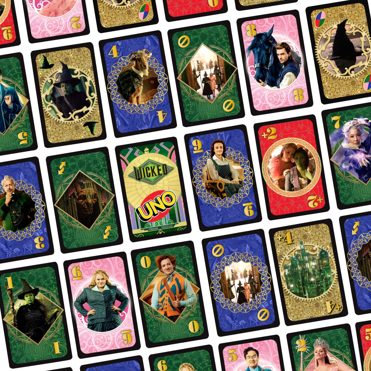 Jogo de Cartas UNO Wicked de Jon M. Chu
