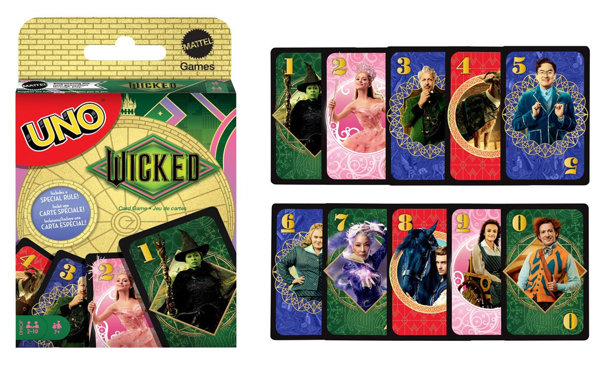 Jogo de Cartas UNO Wicked de Jon M. Chu
