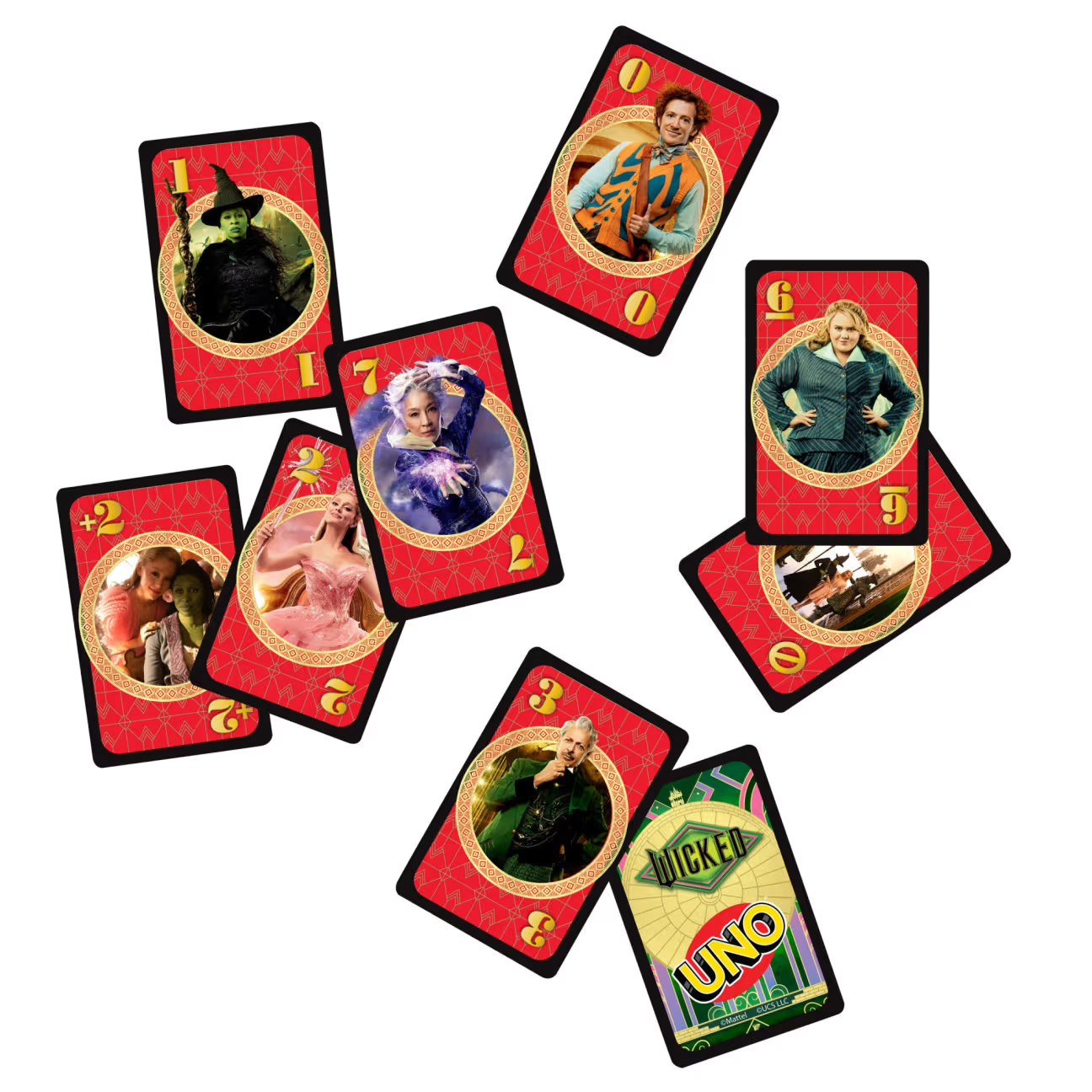 Jogo de Cartas UNO Wicked de Jon M. Chu