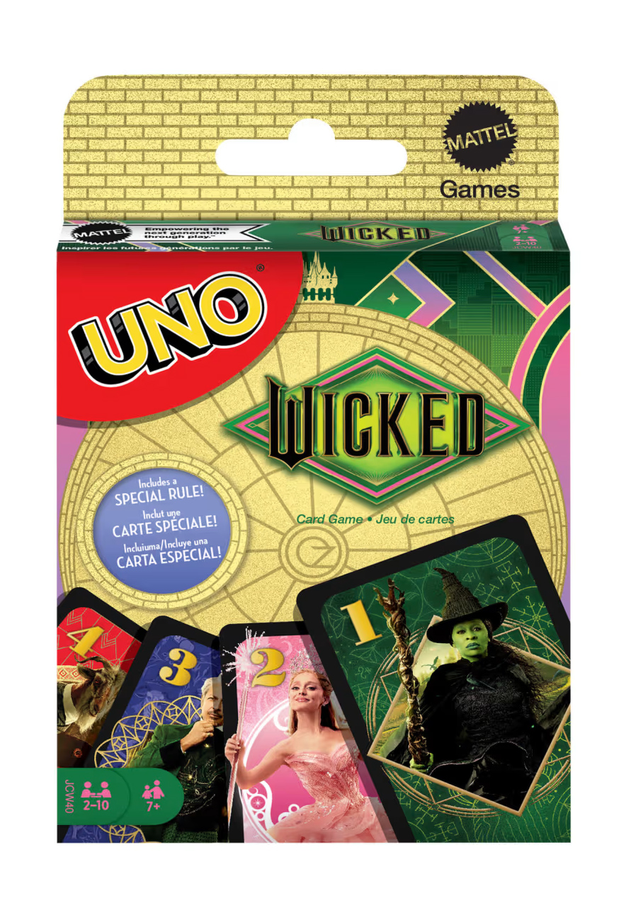 Jogo de Cartas UNO Wicked de Jon M. Chu