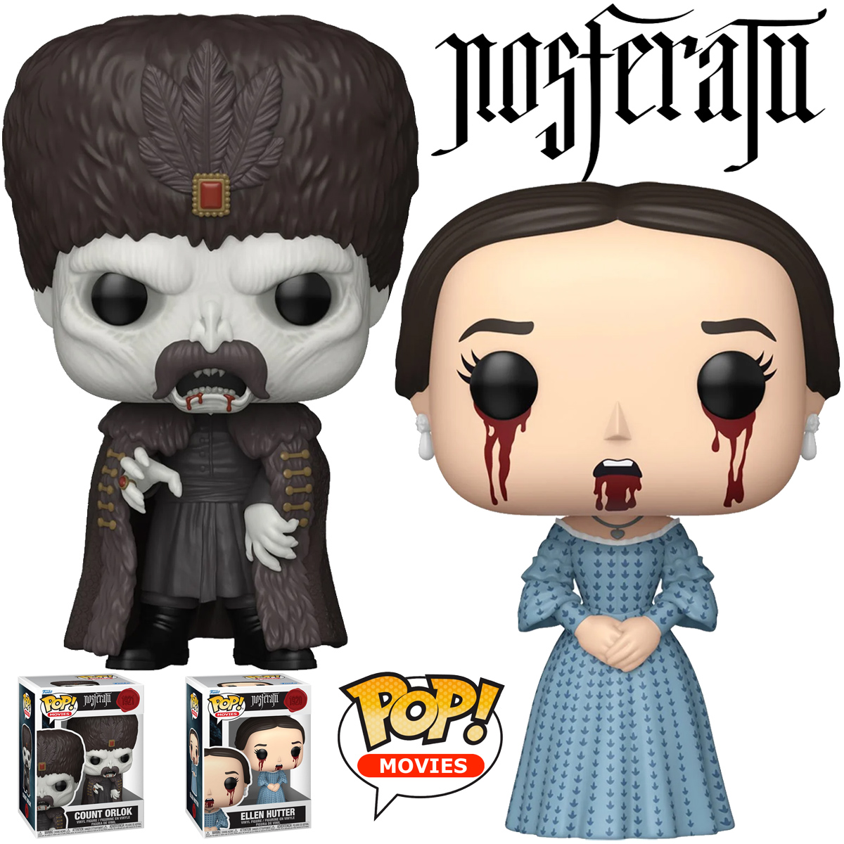 Bonecos Pop! Nosferatu (2024) de Robert Eggers