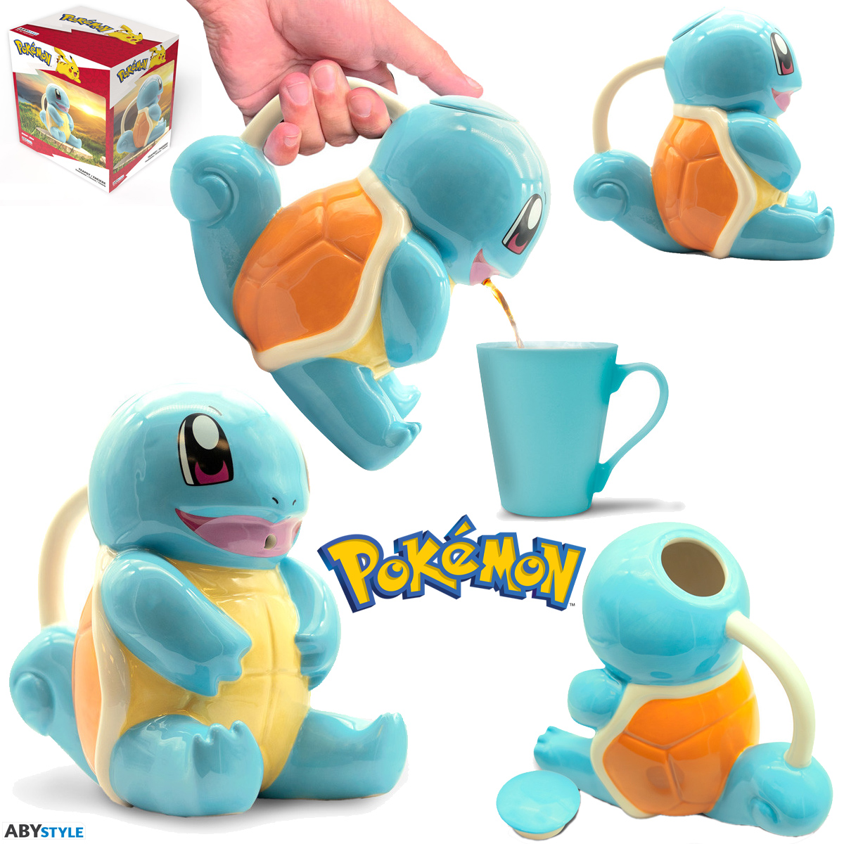 Bule de Chá Pokémon Squirtle