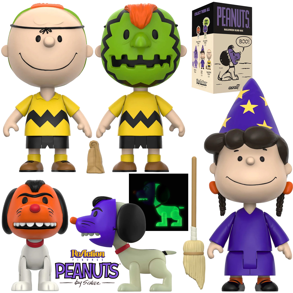 Action Figures Peanuts “Halloween” ReAction Blind-Box
