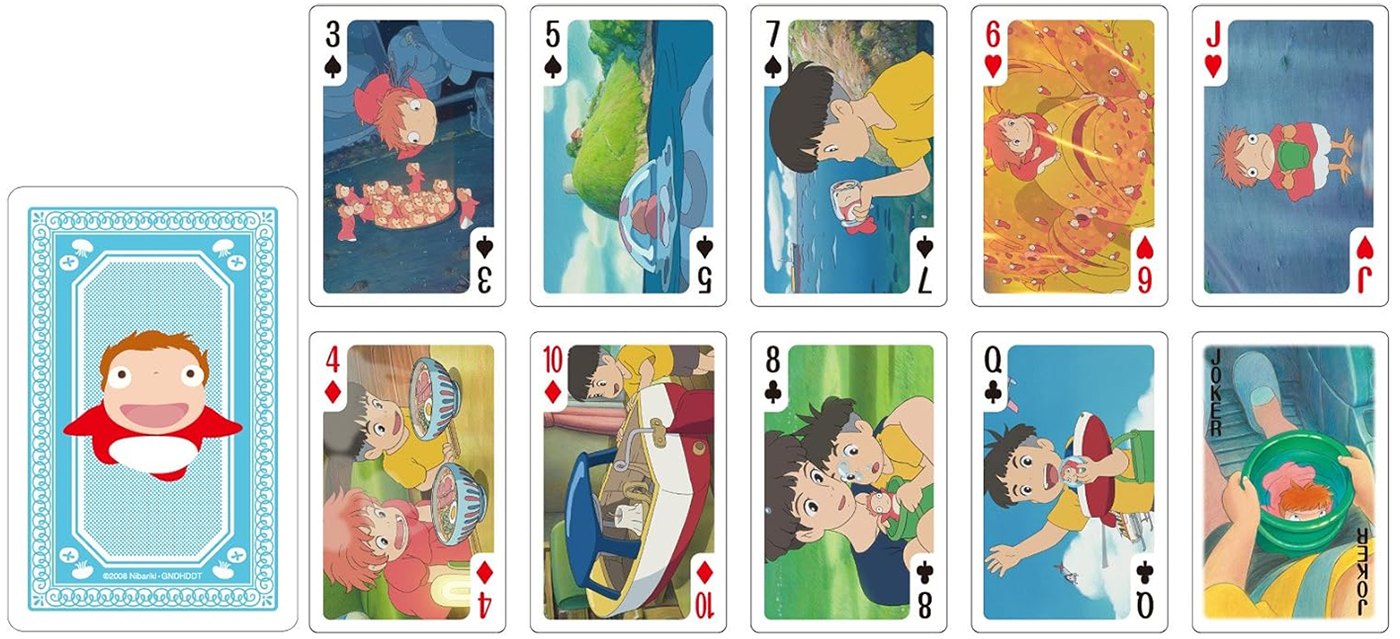 Baralho Ponyo - Uma Amizade que Veio do Mar de Hayao Miyazaki