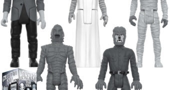 Action Figures ReAction Blind-Box: Monstros da Universal em Preto e Branco