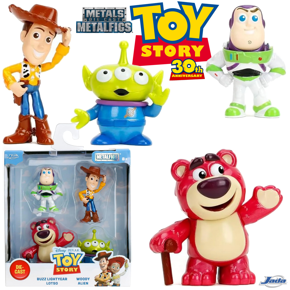 Mini-Figuras Toy Story MetalFigs de Metal Fundido