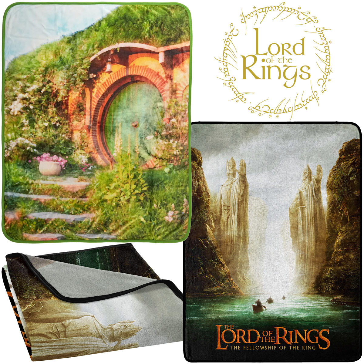 Cobertores de Lance O Senhor dos Anéis: Bag End e os Pilares dos Reis