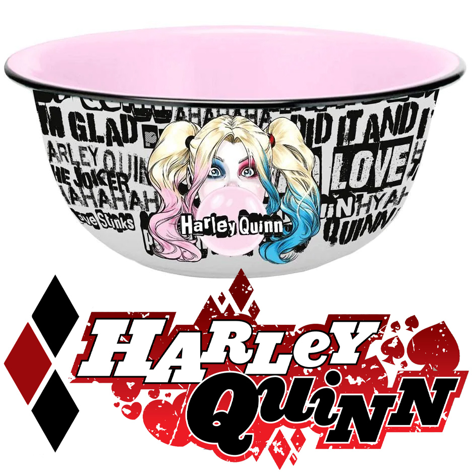 Tigela de Sopa Arlequina (Harley Quinn)
