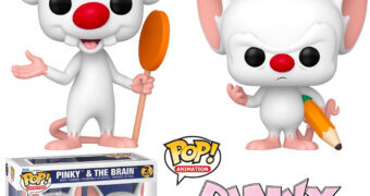 Bonecos Pop! Pinky e o Cérebro para Dominar o Mundo!
