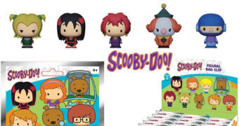 Chaveiros Scooby-Doo e a Gangue Mistério 3D Figural Bag Clips (Blind-Bag)