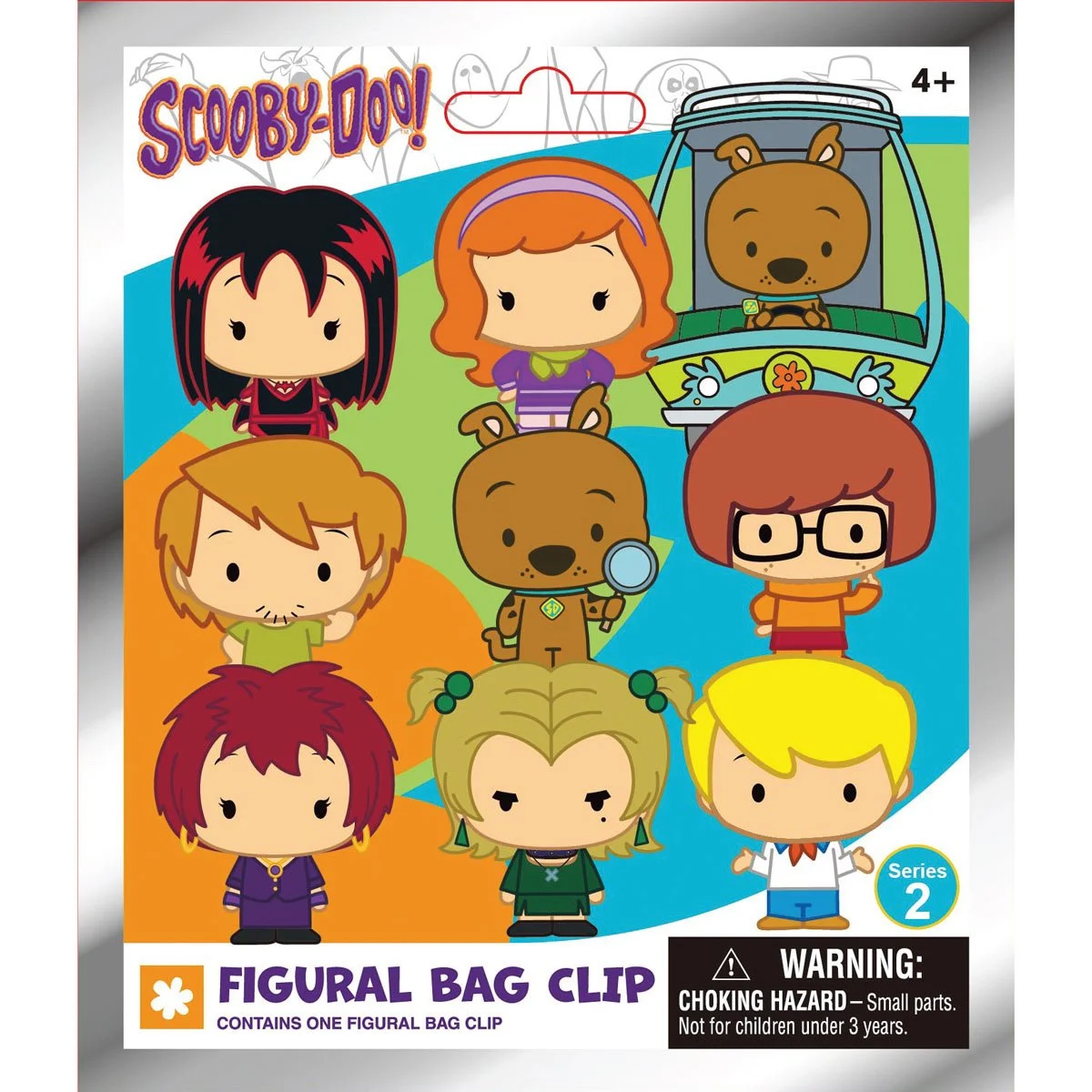 Chaveiros Scooby-Doo e a Gangue Mistério 3D Figural Bag Clips