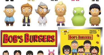 Chaveiros Bob’s Burgers 3D Figural Bag Clips (Blind-Bag)