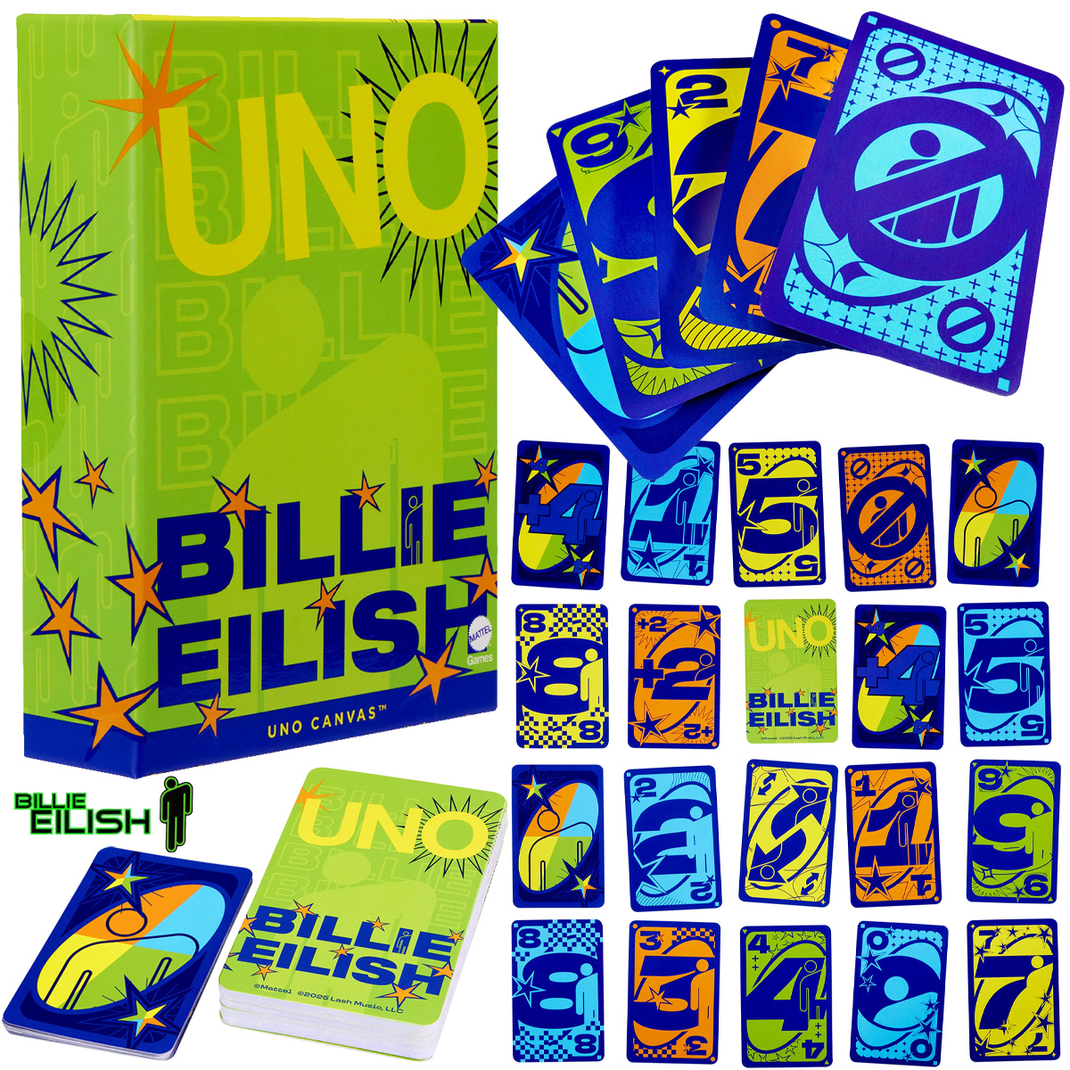 Jogo de Cartas Billie Eilish UNO Canvas