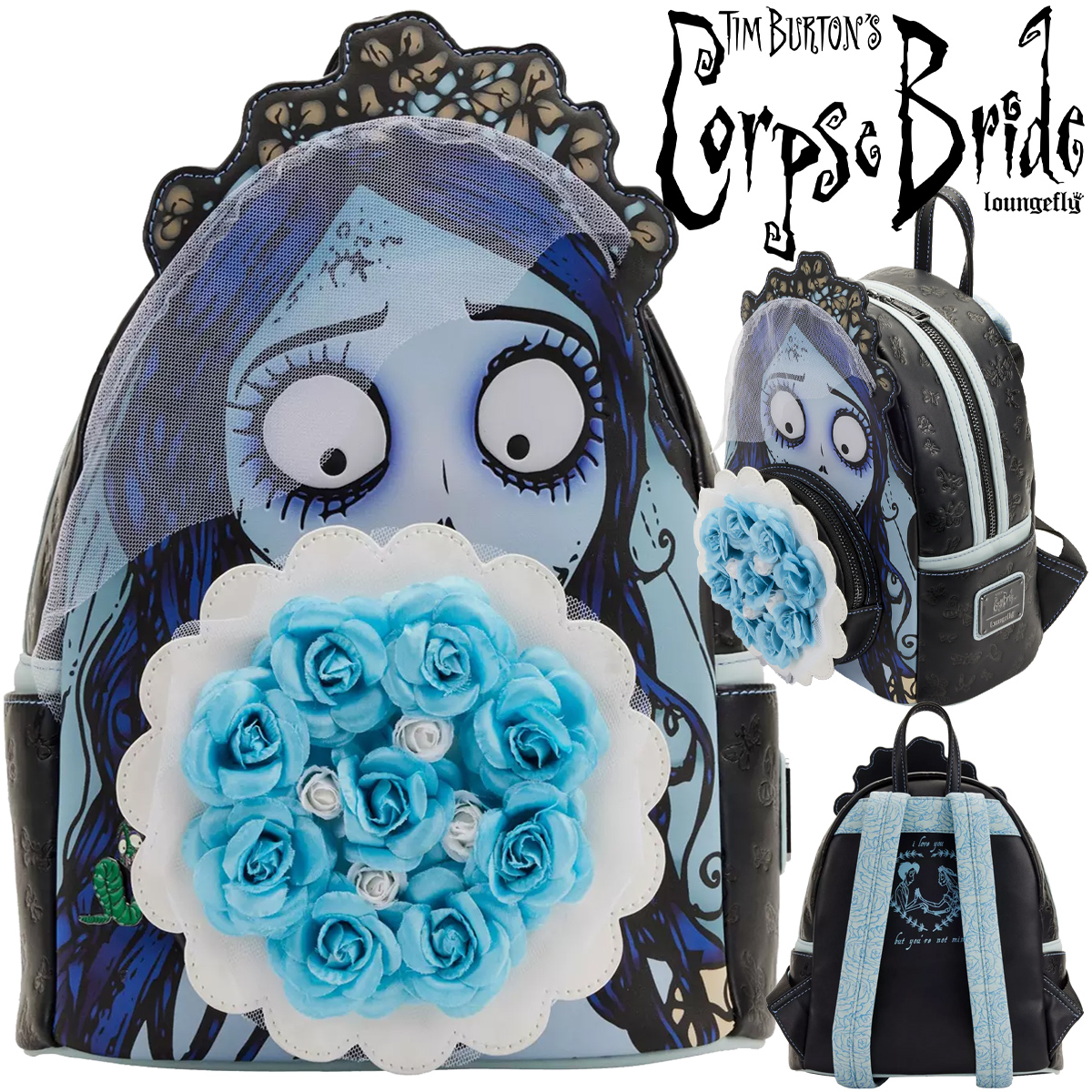 Mini-Mochila Emily, A Noiva Cadáver (Corpse Bride)