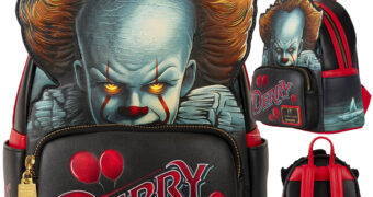 Mini-Mochila Palhaço Pennywise com Olhos Iluminados (It: Bem-vindos a Derry)