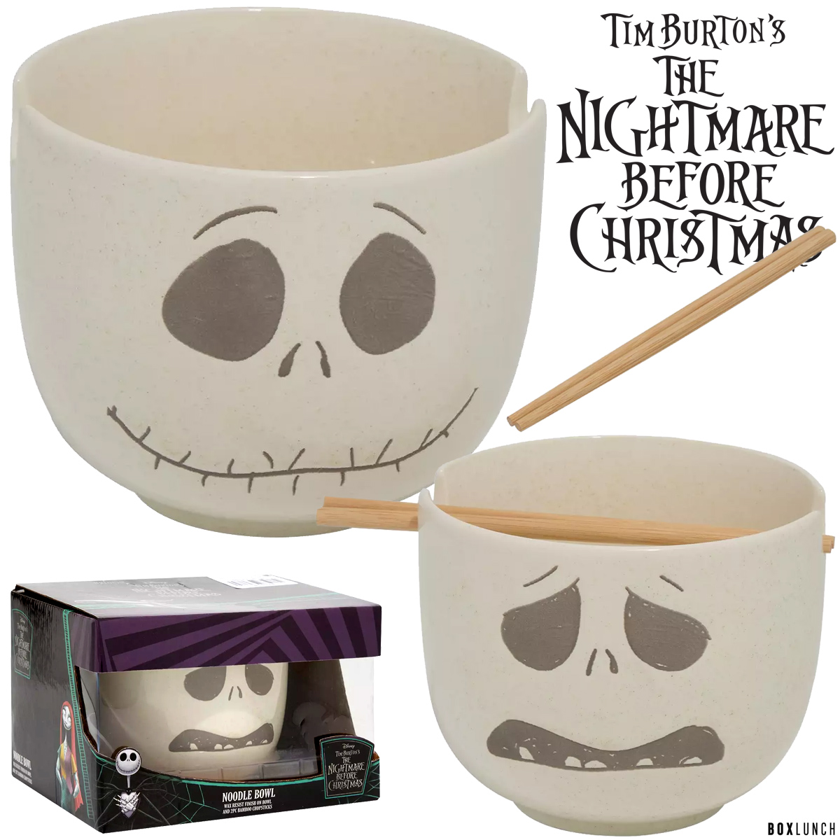 Tigela Expressões de Jack Skellington