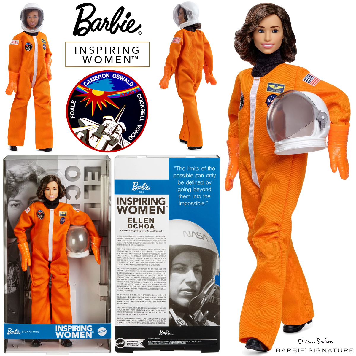 Barbie Inspiring Women: Astronauta Ellen Ochoa