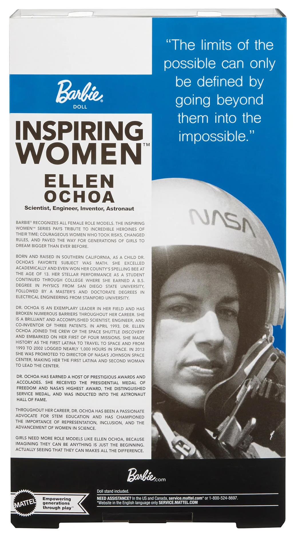 Barbie Inspiring Women: Astronauta Ellen Ochoa