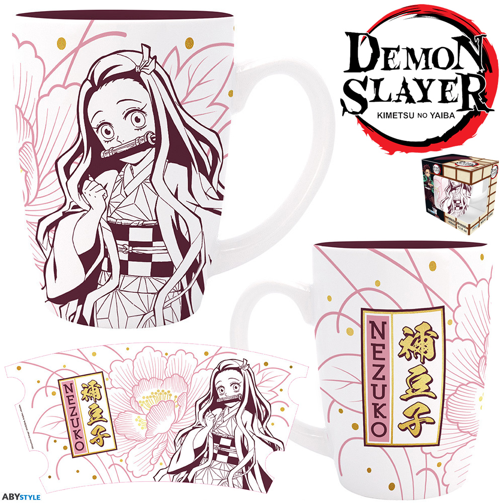 Caneca Nezuko Kamado da Série Anime Demon Slayer: Kimetsu no Yaiba