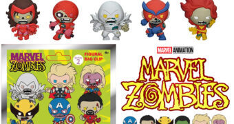 Chaveiros Zumbis da Minissérie Marvel Zombies 3D Figural Bag Clips (Blind-Bag)