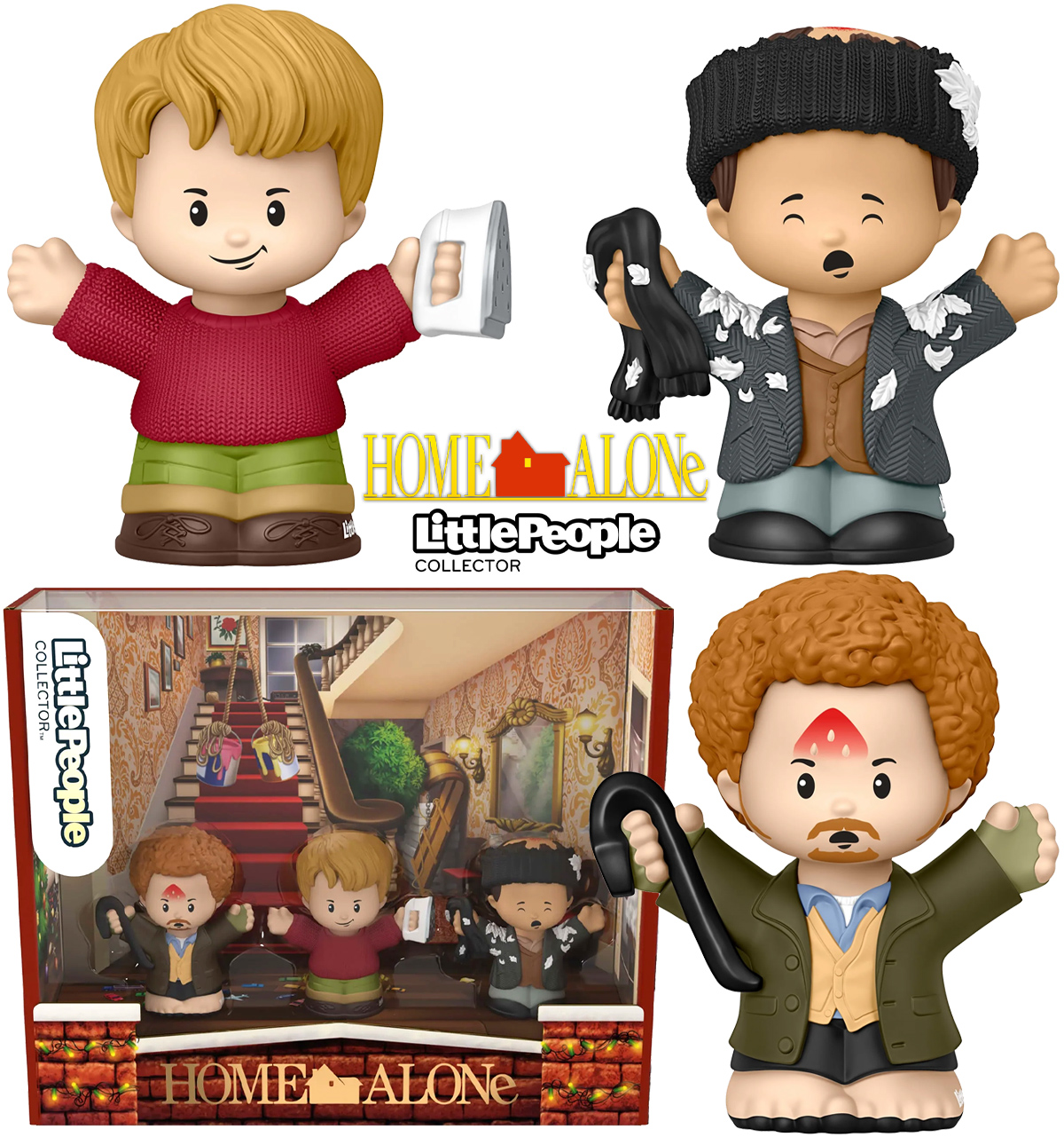 Bonequinhos Esqueceram de Mim (Home Alone) Little People Collector
