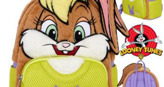 Mini-Mochila de Pelúcia Lola Bunny Looney Tunes
