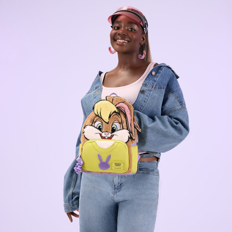 Mini-Mochila de Pelúcia Lola Bunny Looney Tunes