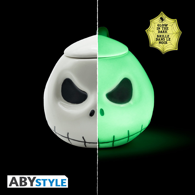 Caneca Fosforescente Jack Skellington 3D (Nightmare Before Christmas)