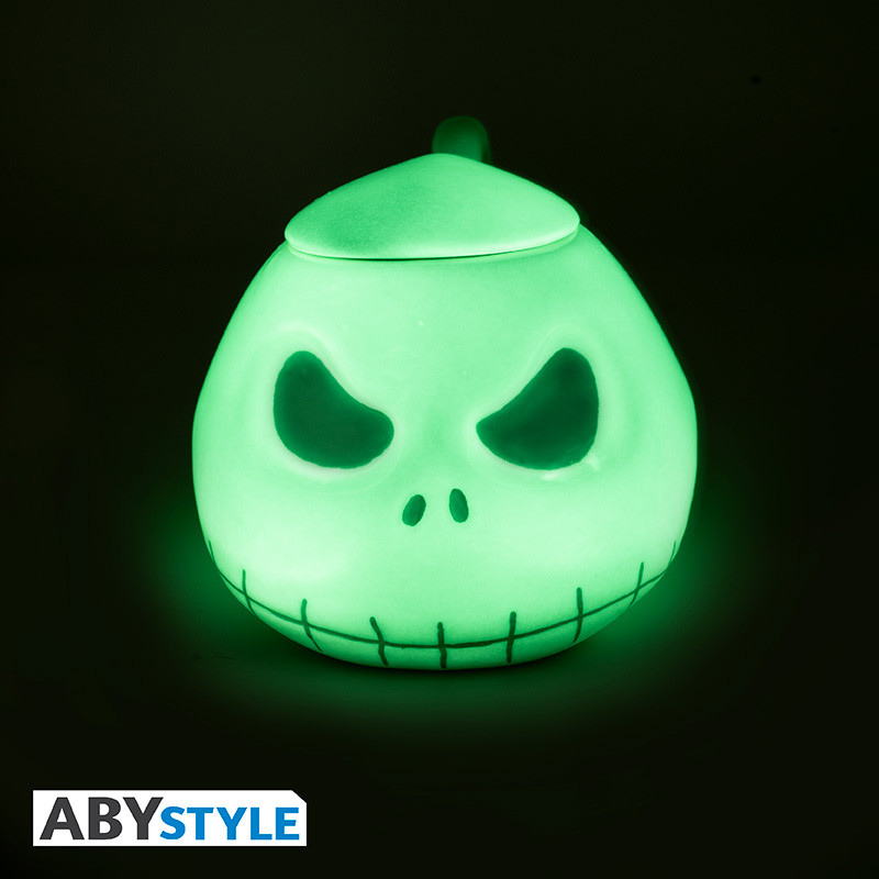 Caneca Fosforescente Jack Skellington 3D (Nightmare Before Christmas)