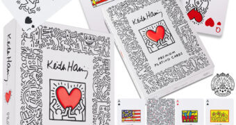 Baralho de Luxo Keith Haring com Cartas Premium da Theory11