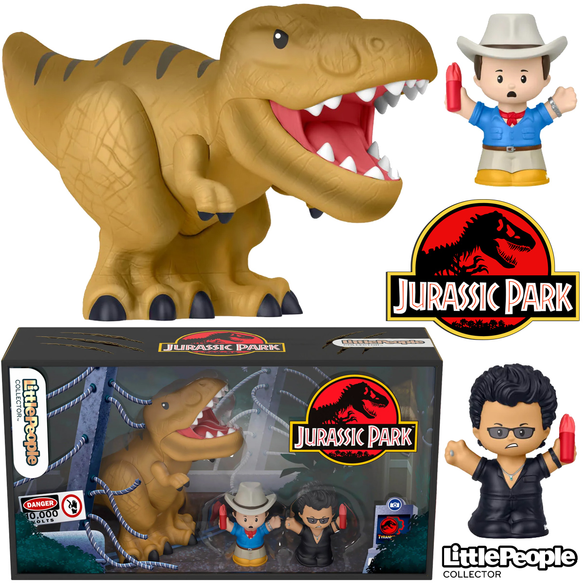 Bonecos Jurassic Park Little People Collector