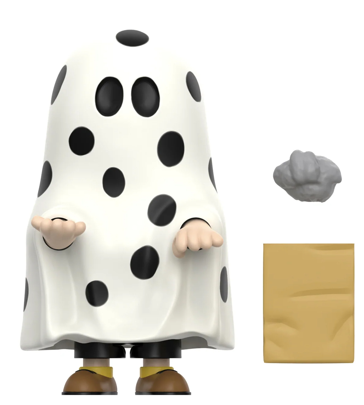 Action Figure ReAction Charlie Brown com Fantasia de Fantasma (Halloween)