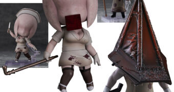 Bonecos Nendoroid Silent Hill 2 com a Enfermeira e o Cabeça de Pirâmide
