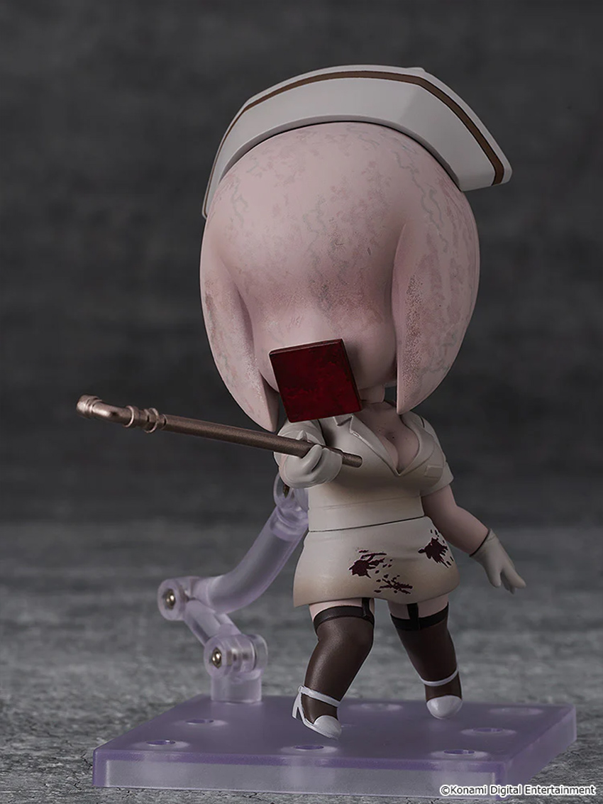 Bonecos Nendoroid Silent Hill 2 com a Enfermeira e o Cabeça de Pirâmide