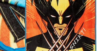 Cobertor de Lance Wolverine “Snikt!” Marvel X-Men