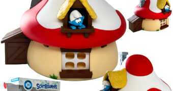 Cofre Casa Cogumelo da Vila dos Smurfs