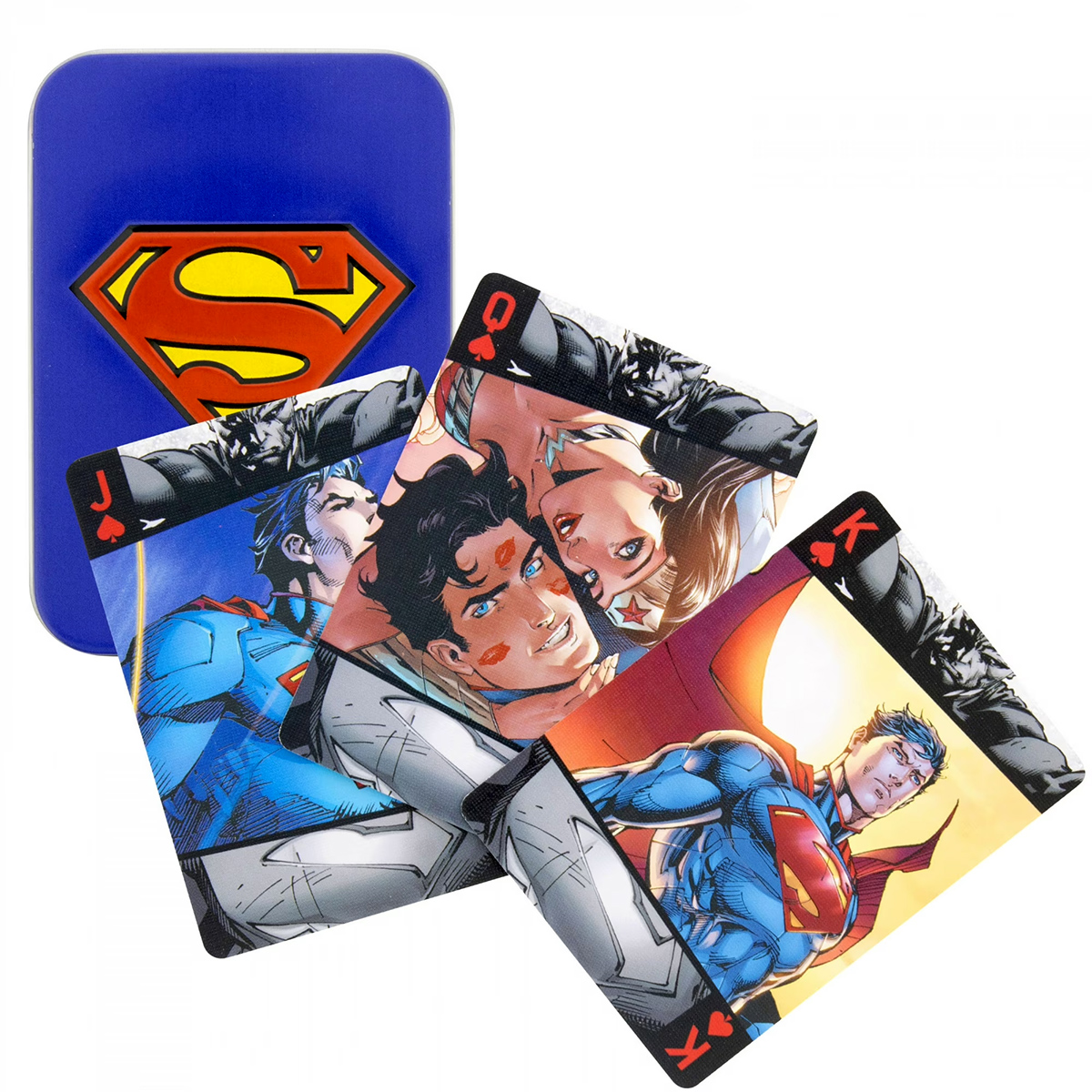 Baralho Super-Homem Quadrinhos em Caixa de Lata (Superman)